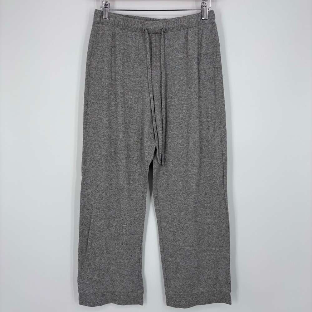 Haven Well Within Gray Recycled Knit Drawstring Lounge Pants Womens Small Cozy